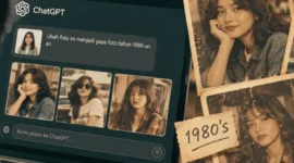 Cara Membuat Foto Bollywood Retro 1980-an di ChatGPT (Foto: Ist/cnbcindonesia)