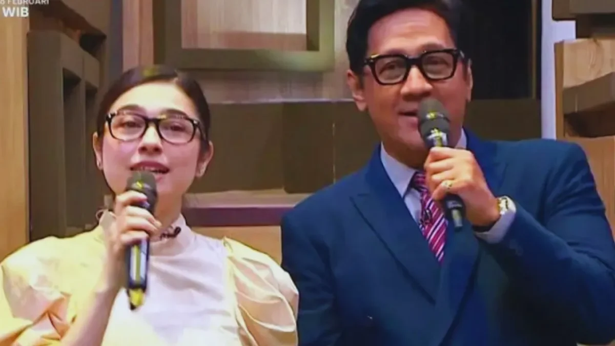 Andre Taulany dan Amanda Rigby (Foto: youtube/medcom)
