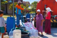 Kekeringan Melanda, Pemkot Jambi Salurkan 1,345 Juta Liter Air Bersih
