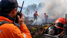 Asap Mengganggu Komunikasi, Relawan Karhutla Banjarmasin Butuh Peralatan Tambahan