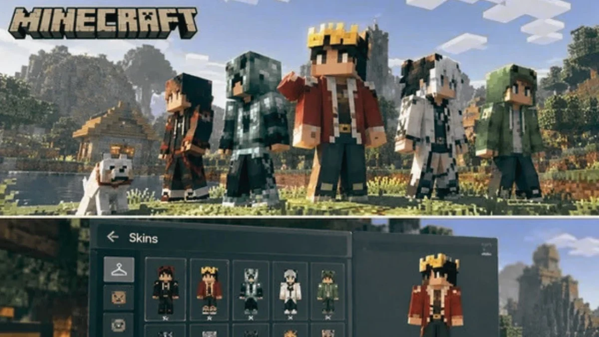 Cara Membuat Skin Minecraft Sendiri dan Menggantinya (Foto: duniagames)
