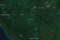 Hujan Mulai Turun, 59 Hotspot Masih Terdeteksi di Jambi