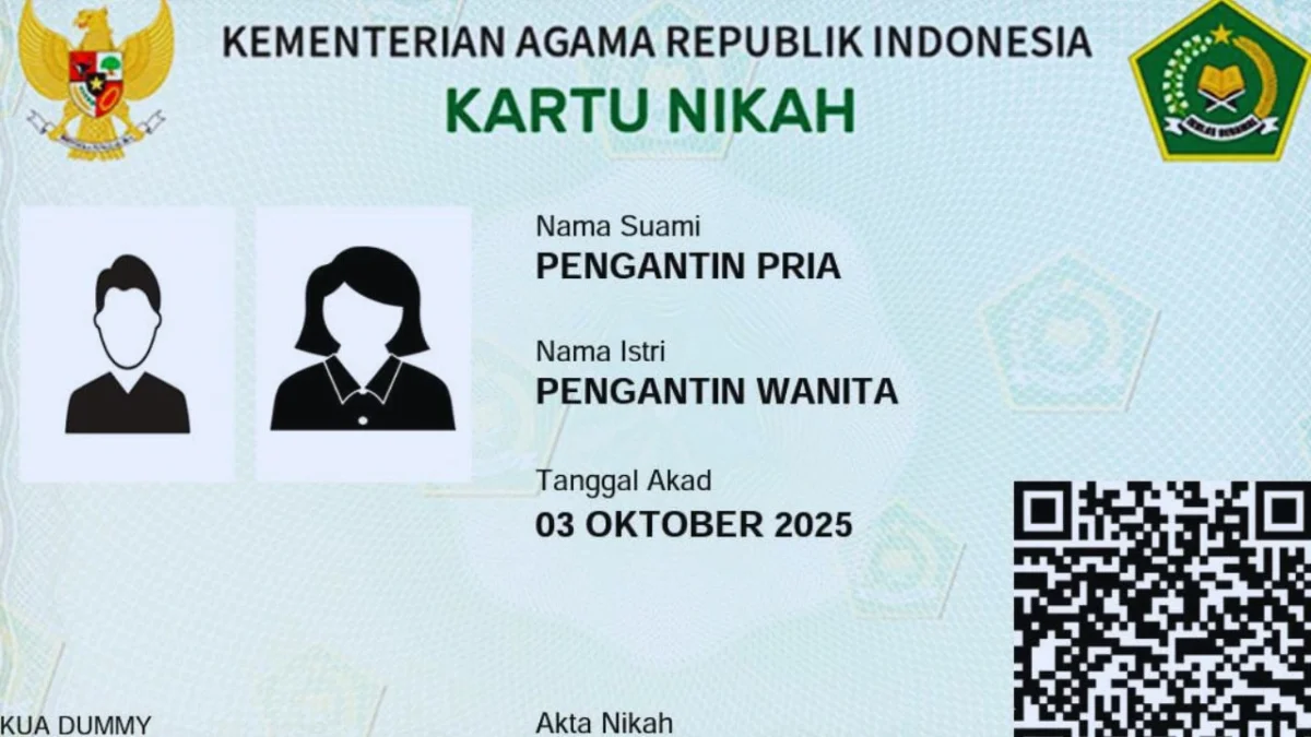 Cara Download Kartu Nikah Digital melalui Simkah Kemenag (Foto: kemenag)